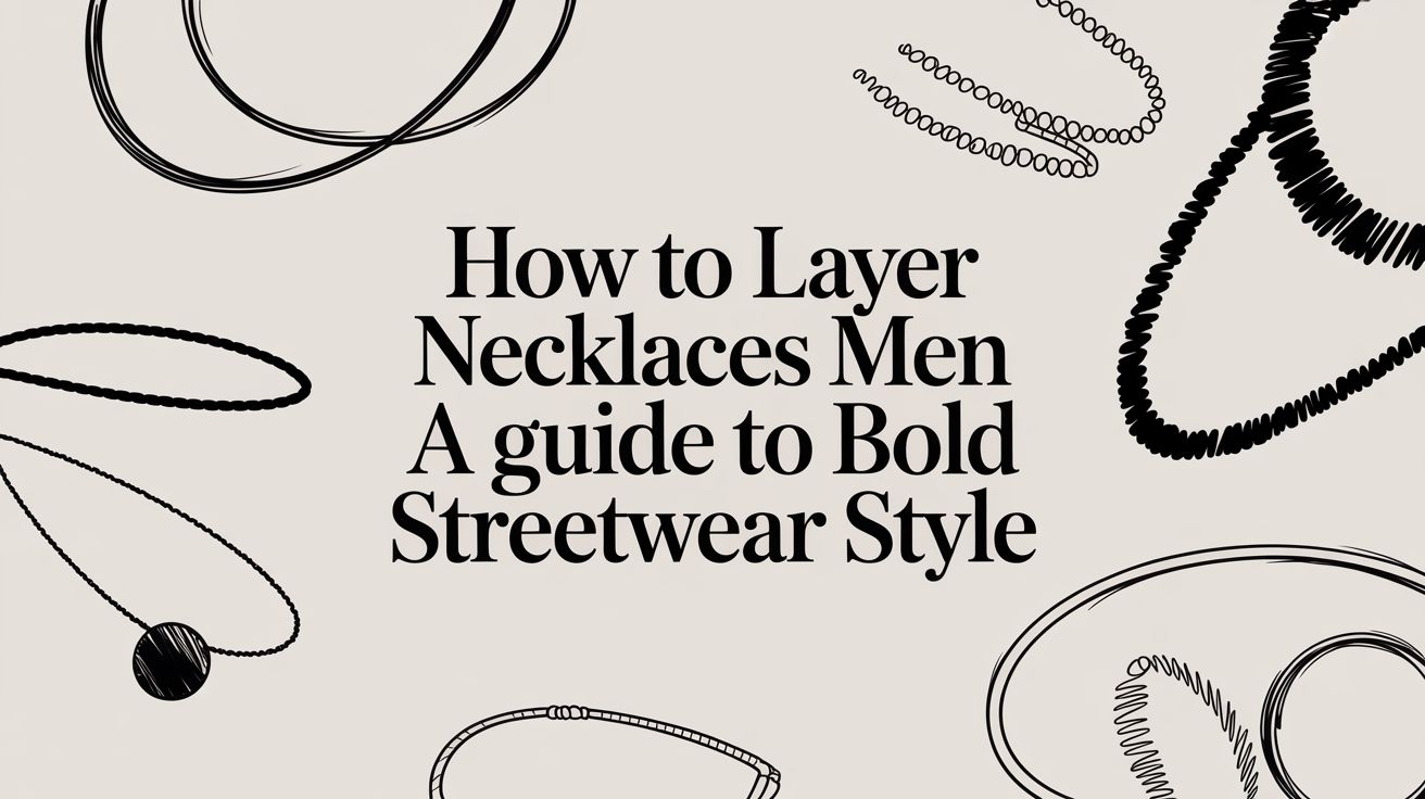How to Layer Necklaces Men A Guide to Bold Streetwear Style