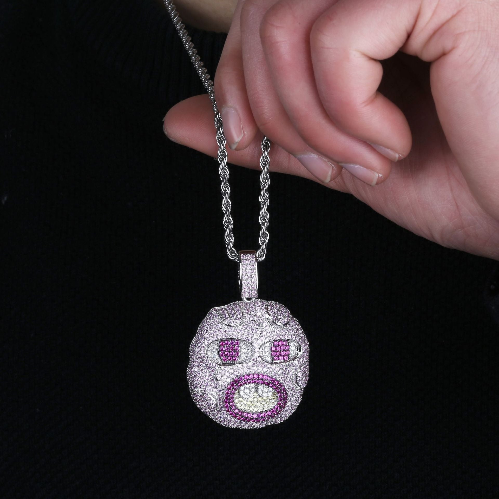 Tyler The Creator Cherry Bomb Pendant Rapper Chain