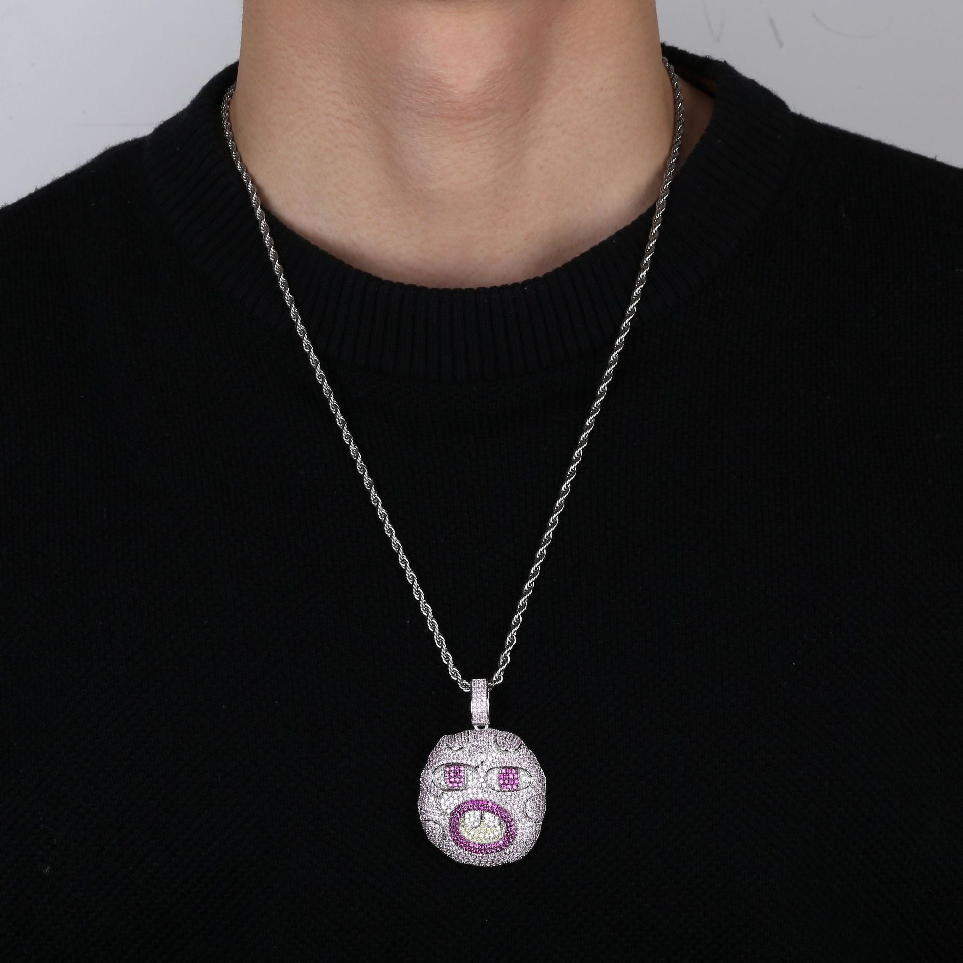 Tyler The Creator Cherry Bomb Pendant Rapper Chain