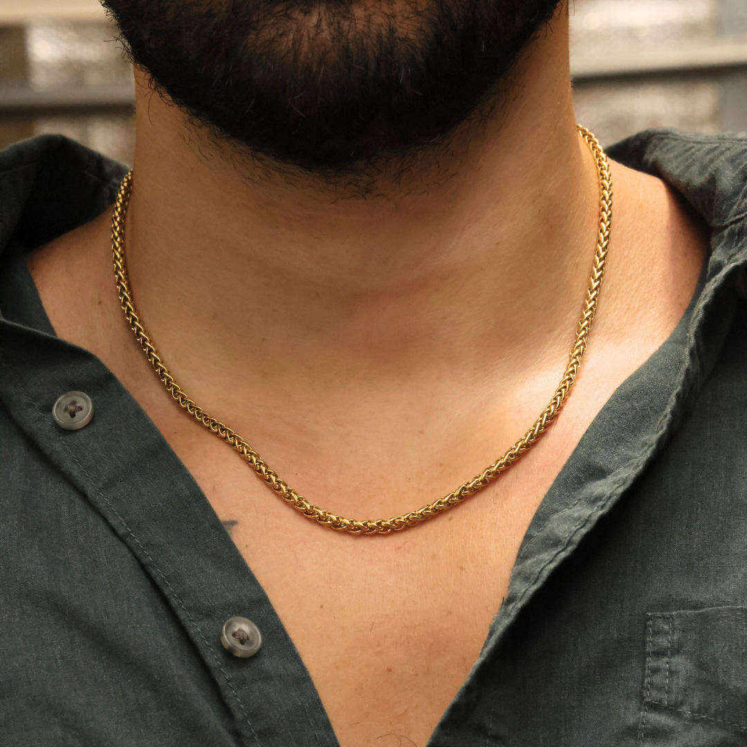 Wheat Chain (Gold) - 4mm