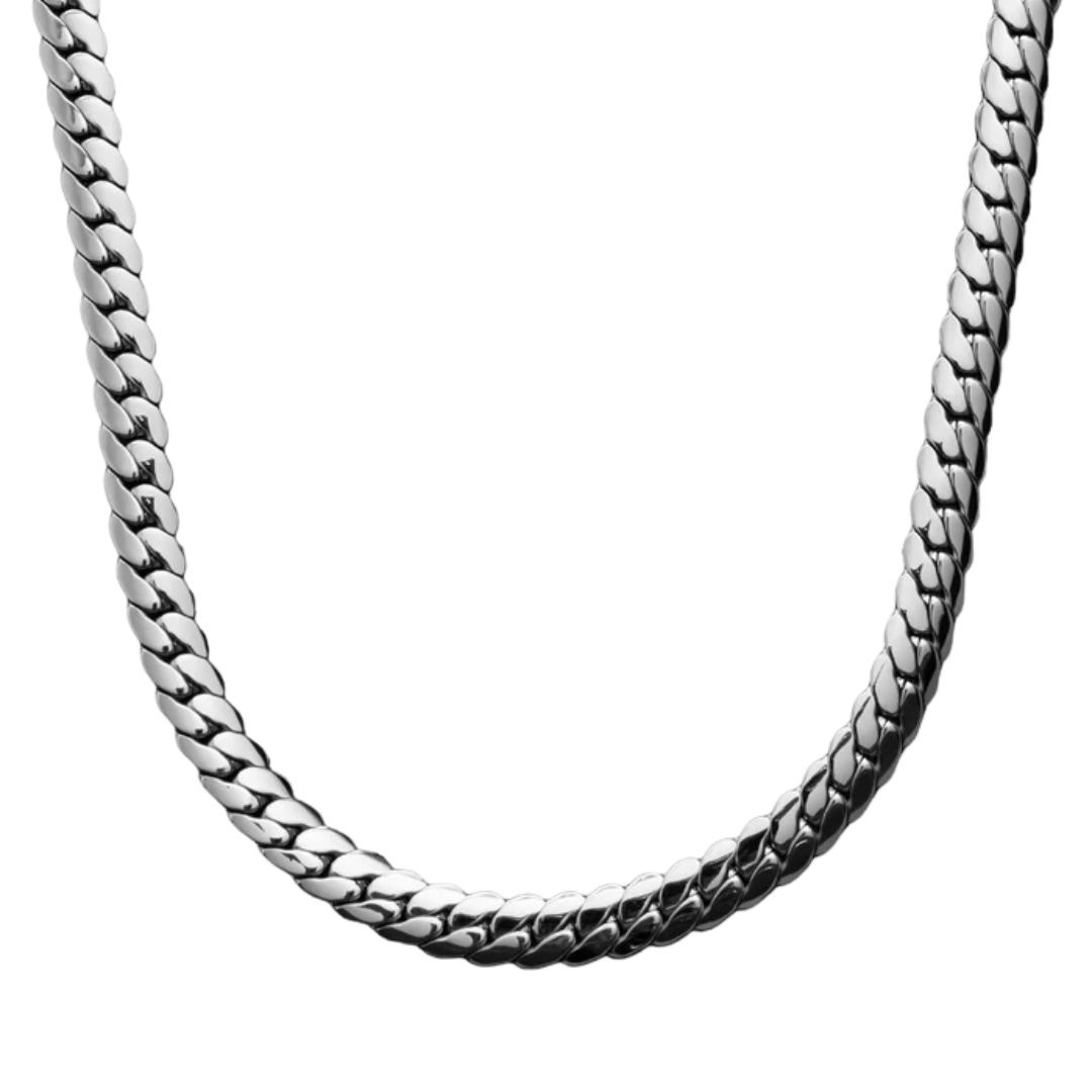 Miami Cuban Link Chain (Silver) - 8mm