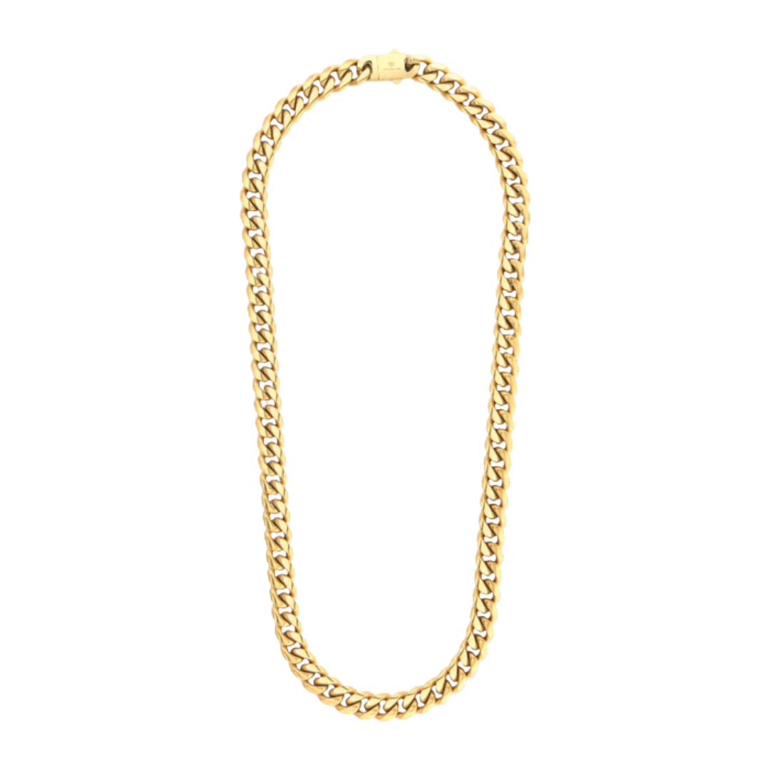 Cuban Link Chain (Gold) - 10mm