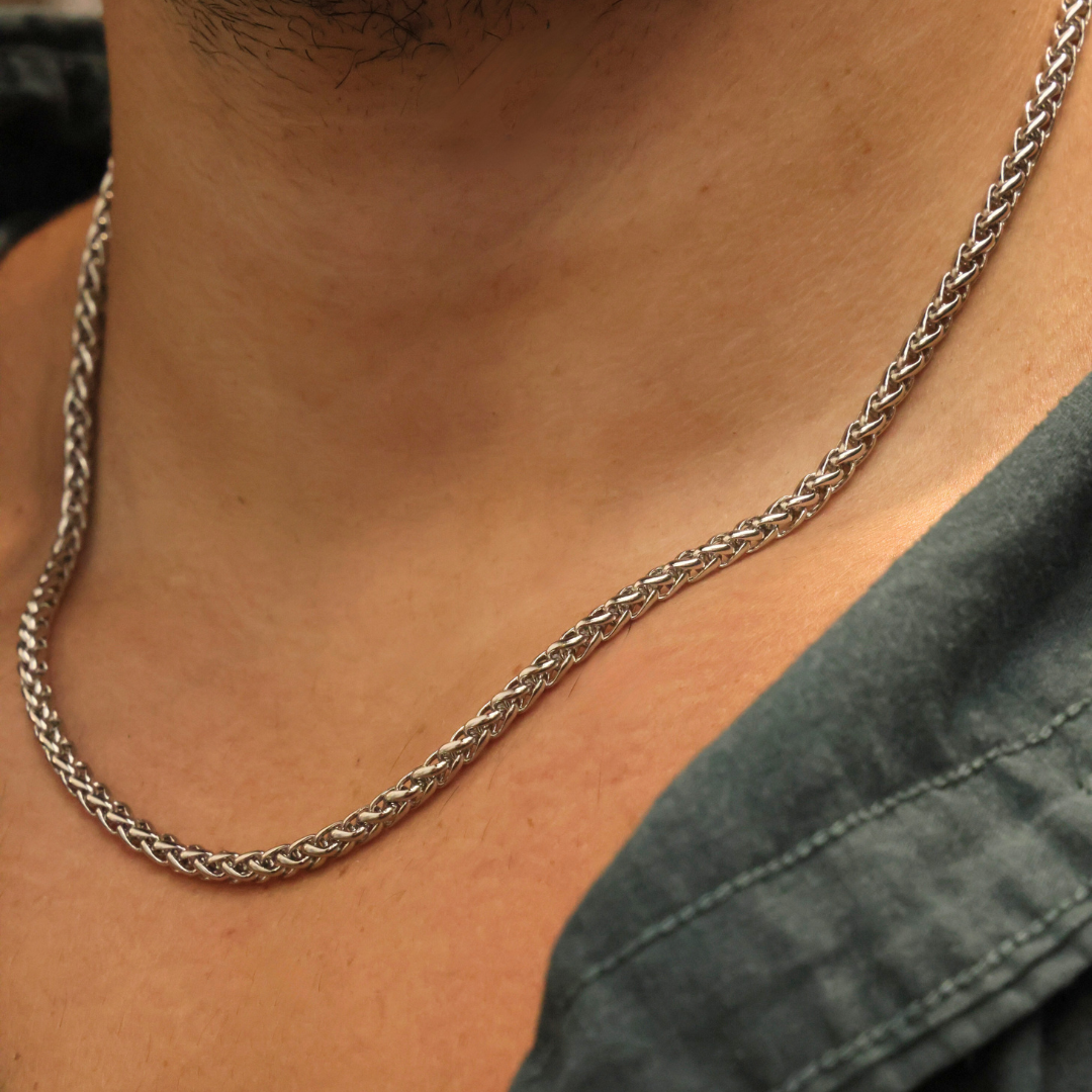 Wheat Chain (Silver) - 4mm