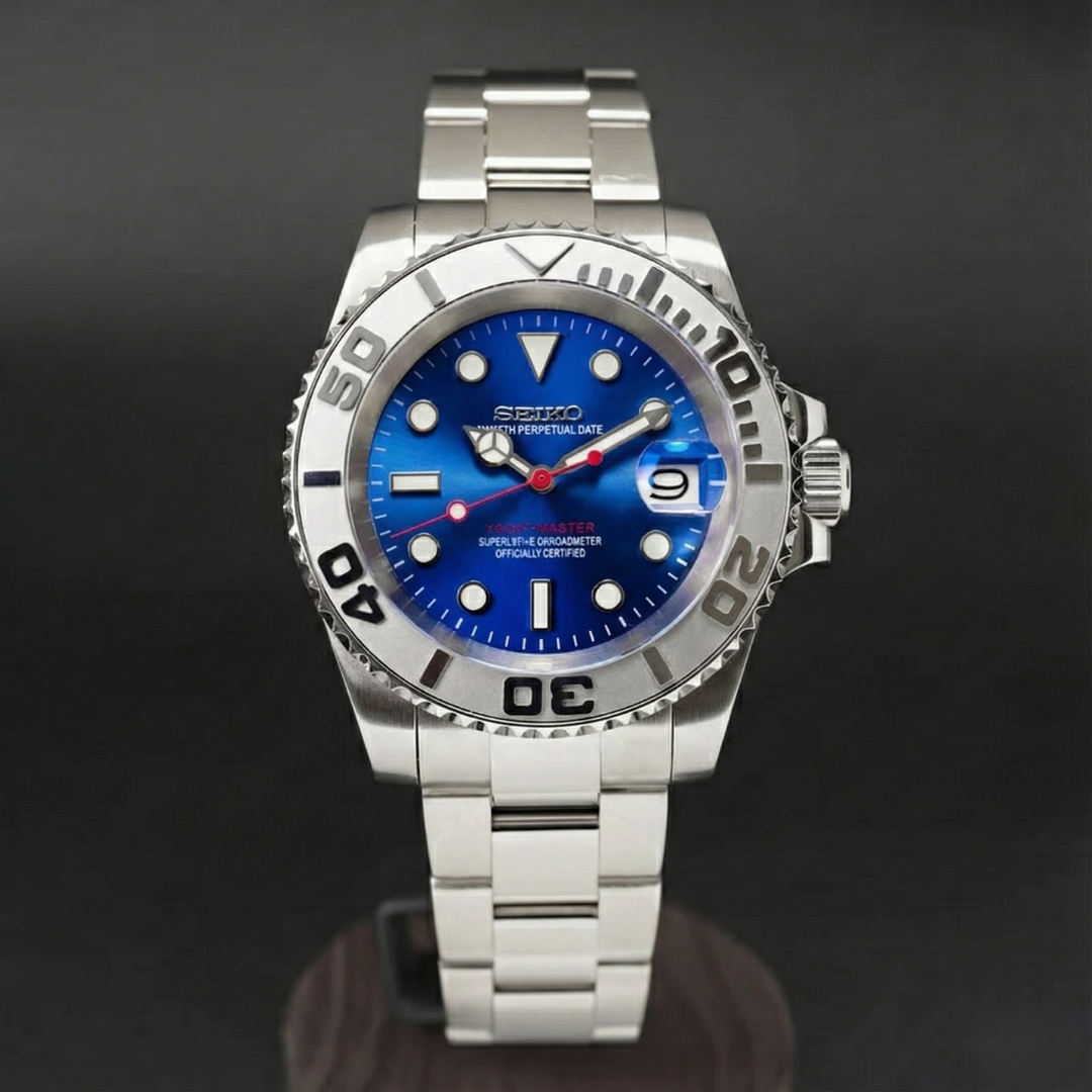 Seiko Mod Yacht-Master | Blue Dial
