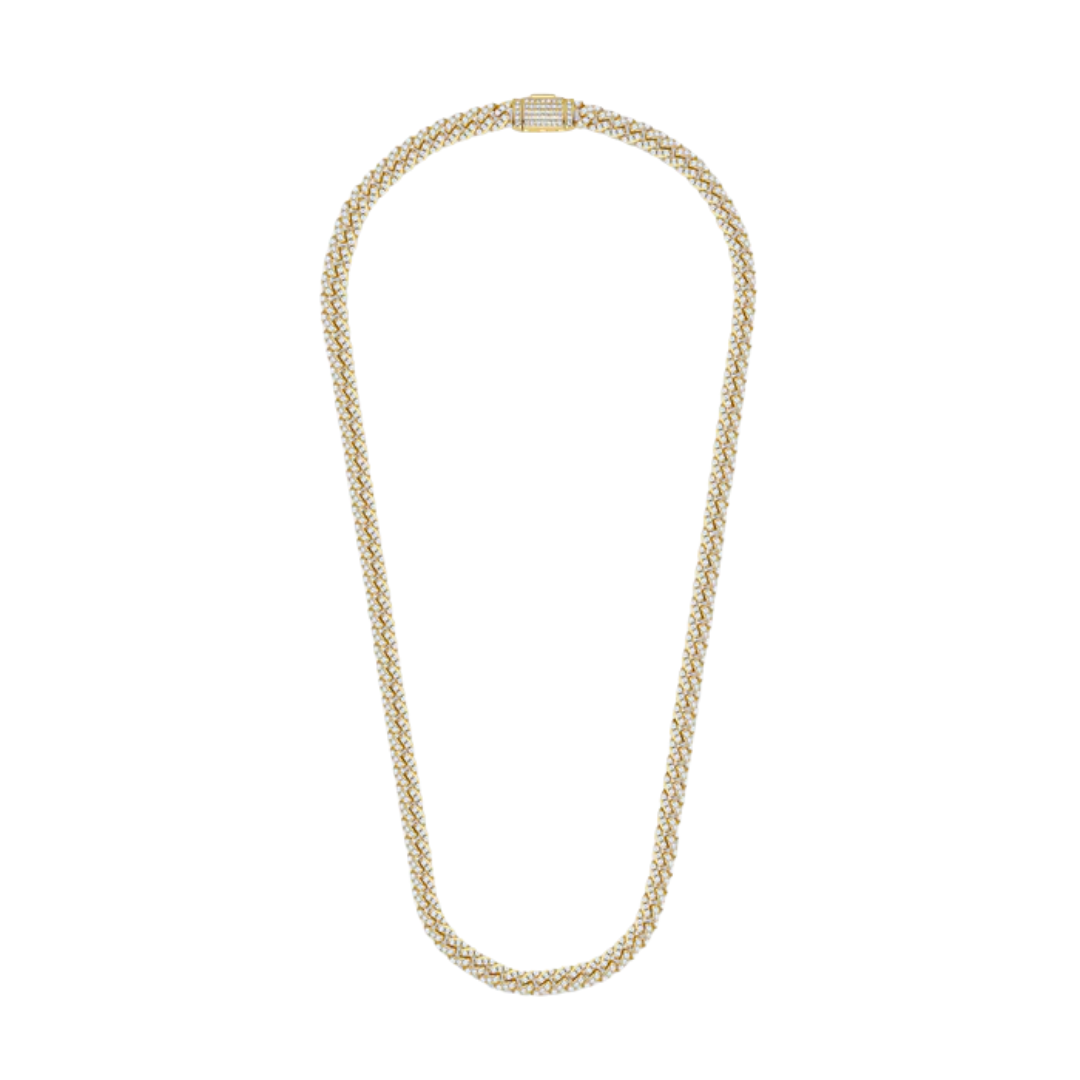 Iced Cuban Chain (Gold) - 8mm