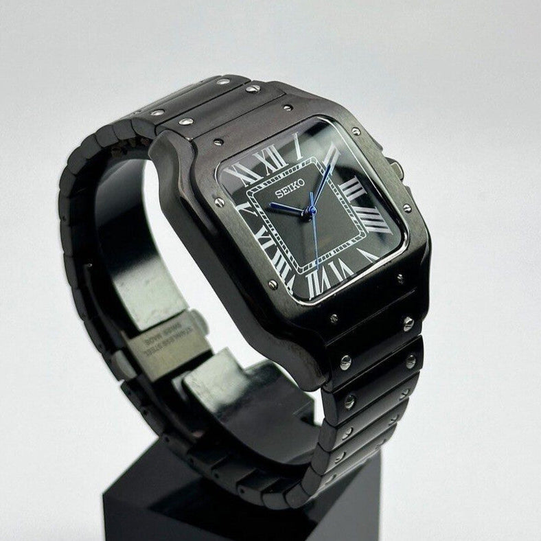 Seiko Mod Santos | Triple Black