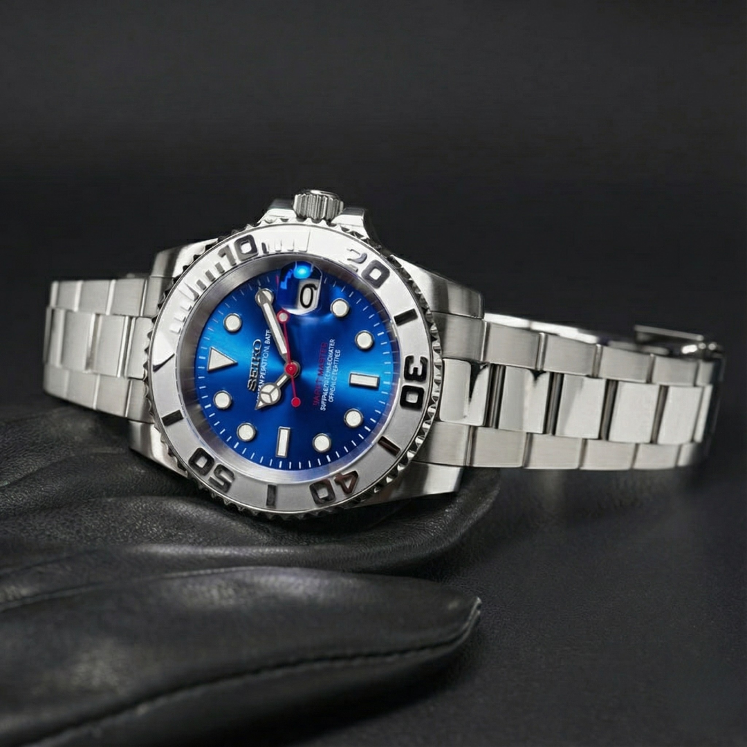 Seiko Mod Yacht-Master | Blue Dial