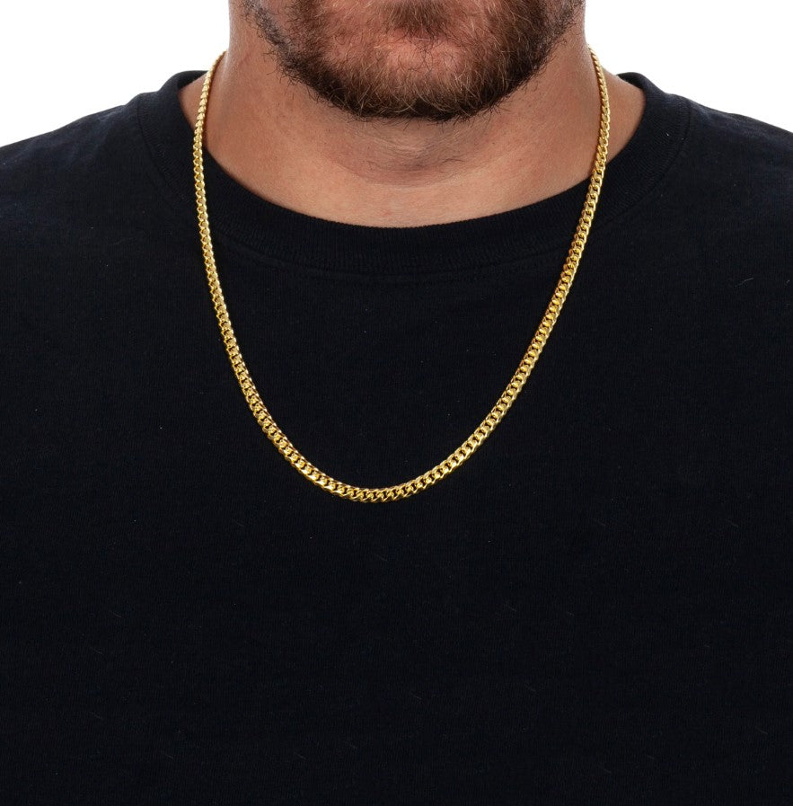5mm Gold Cuban Chain