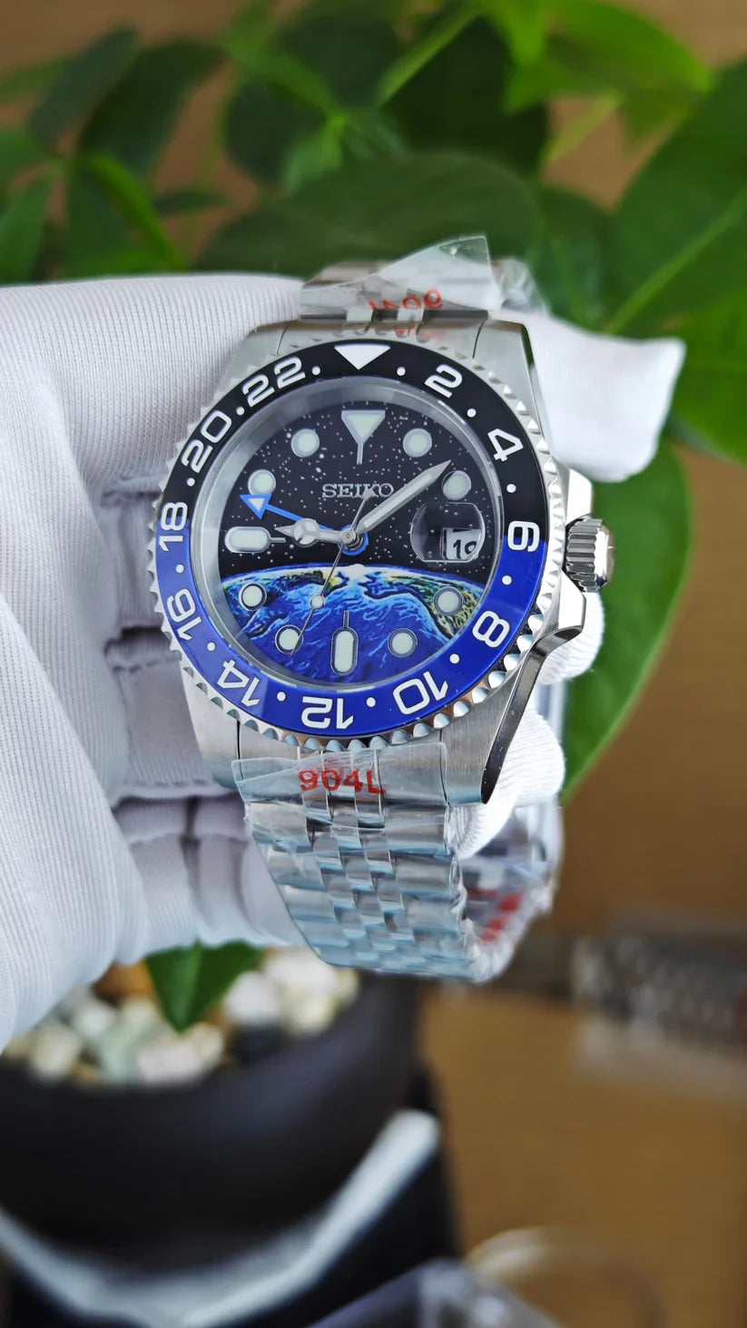 Seiko Mod GMT "Earth" Edition
