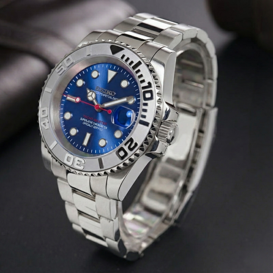 Seiko Mod Yacht-Master | Blue Dial