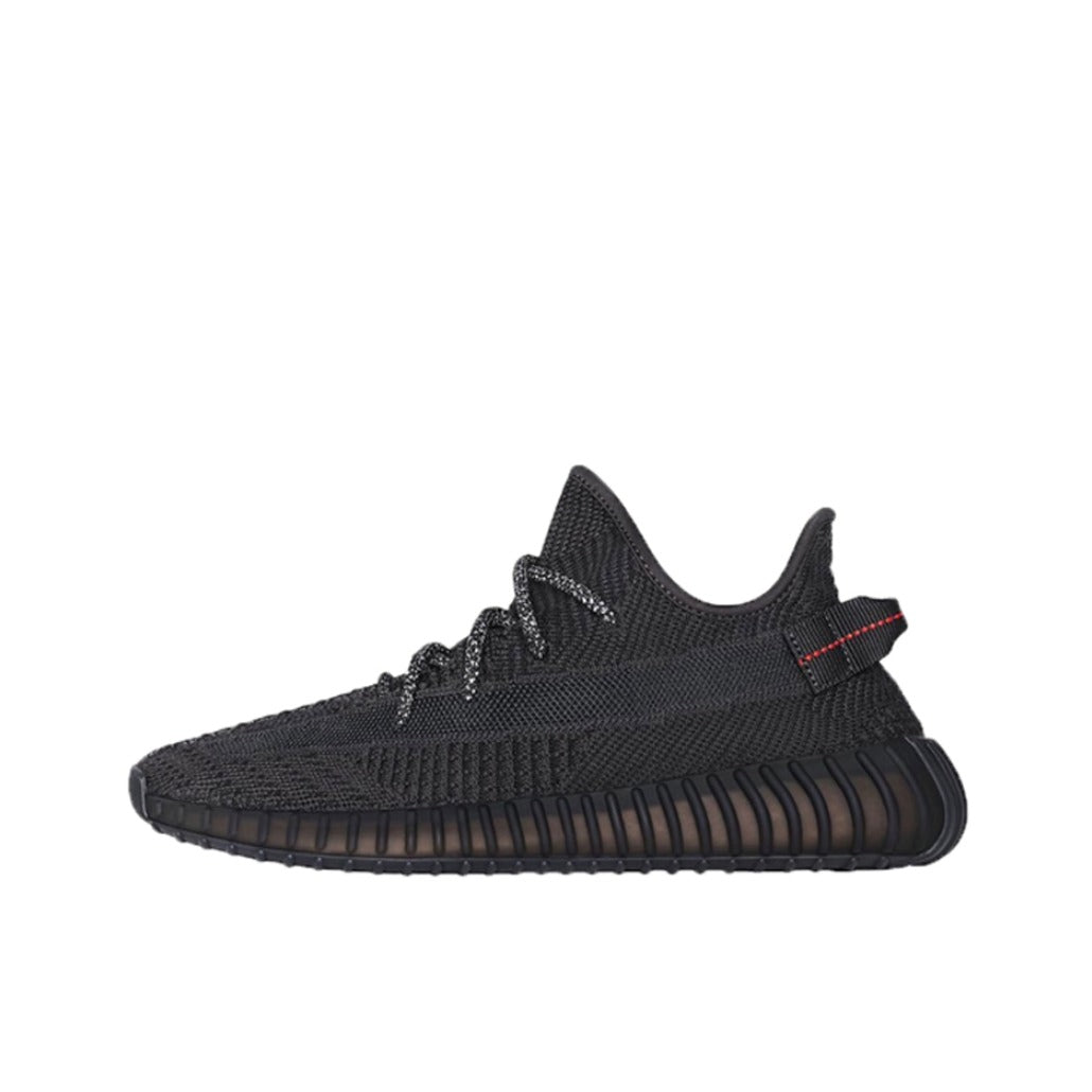 YZY Boost 350 V2 Triple Black Matte Sneakers (Non-Reflective) Vault / US M 8