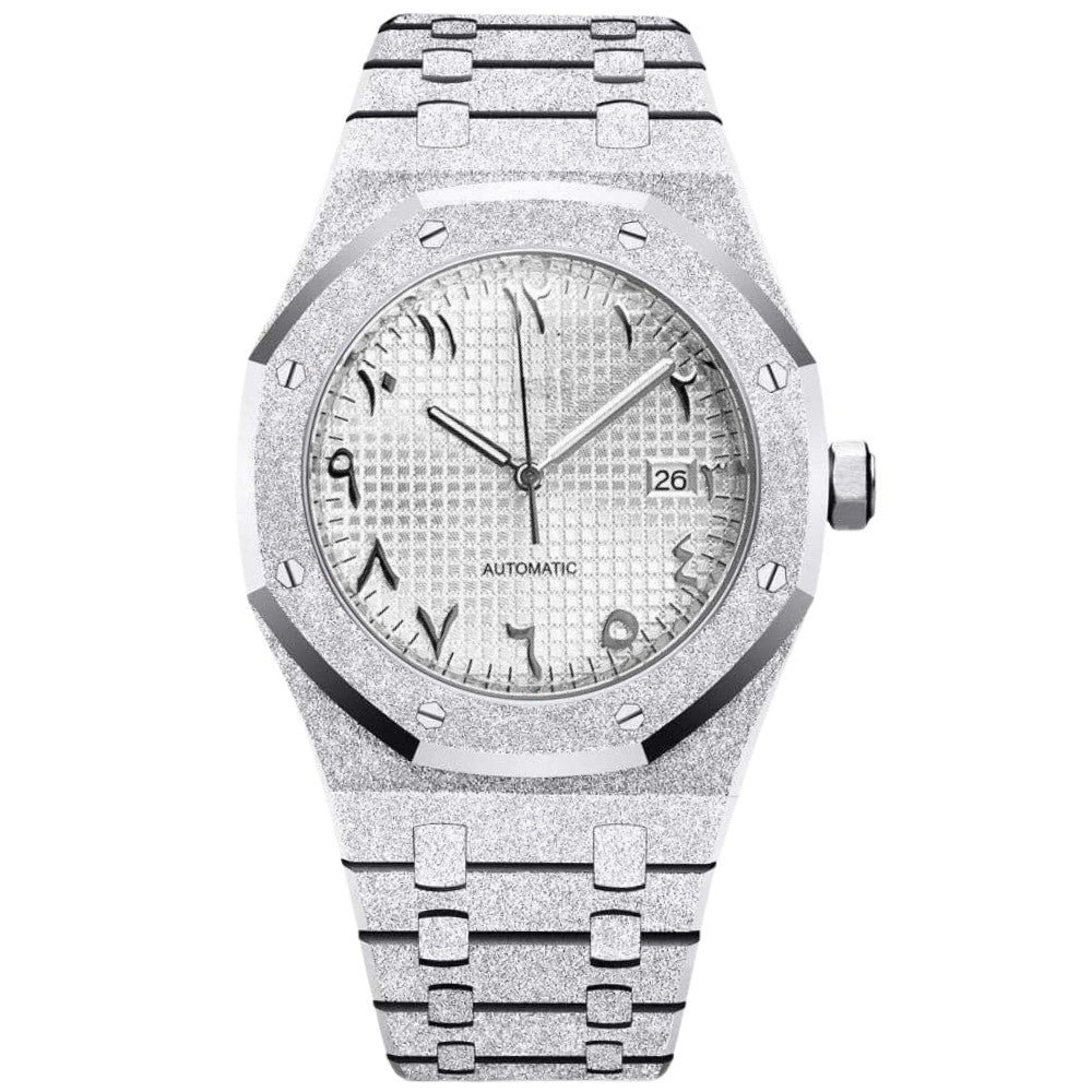 Seiko Mod Frosted Royal Oak | Silver