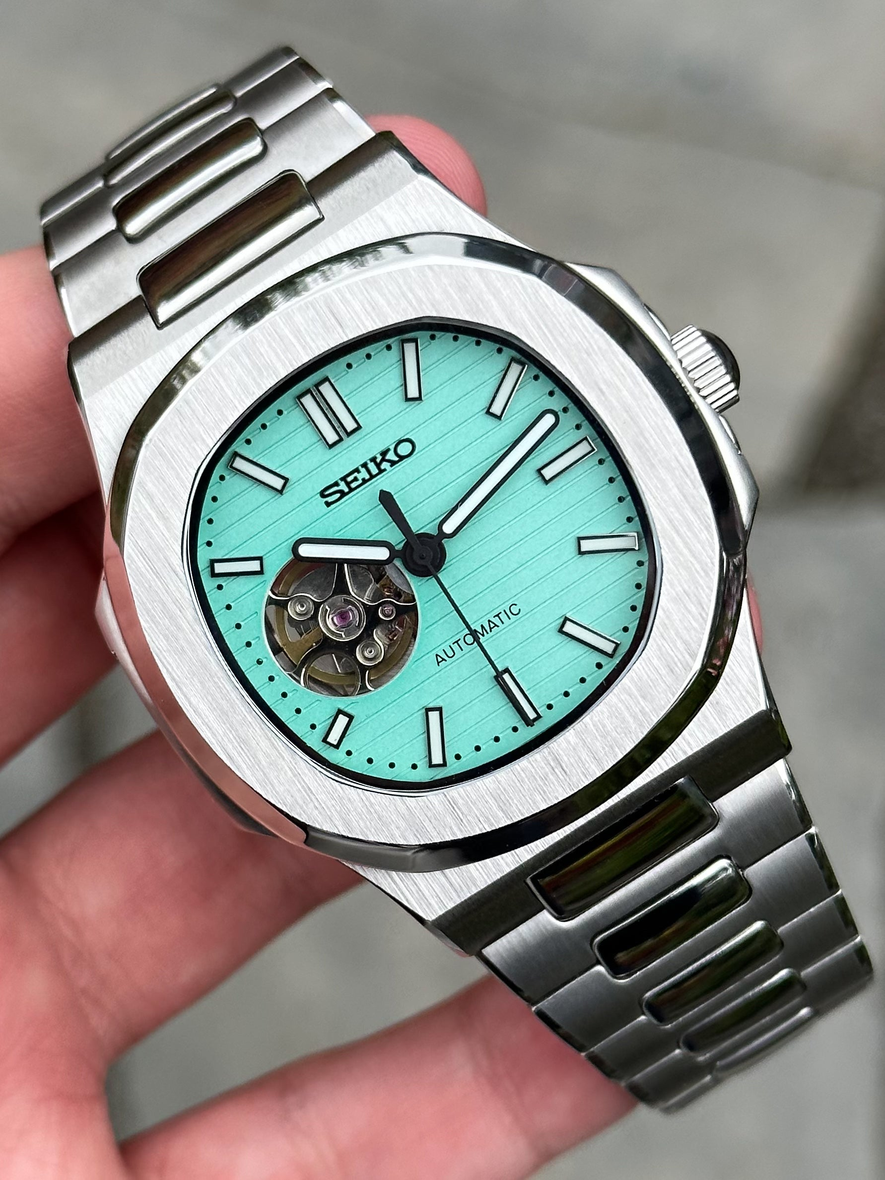 SEIKO MOD NAUTILUS | OPEN HEART TIFFANY