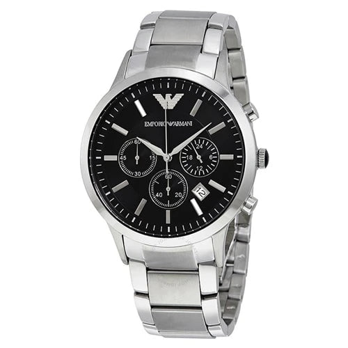 Emporio Armani AR2434 Renato Men`s Chronograph Stainless Steel Watch