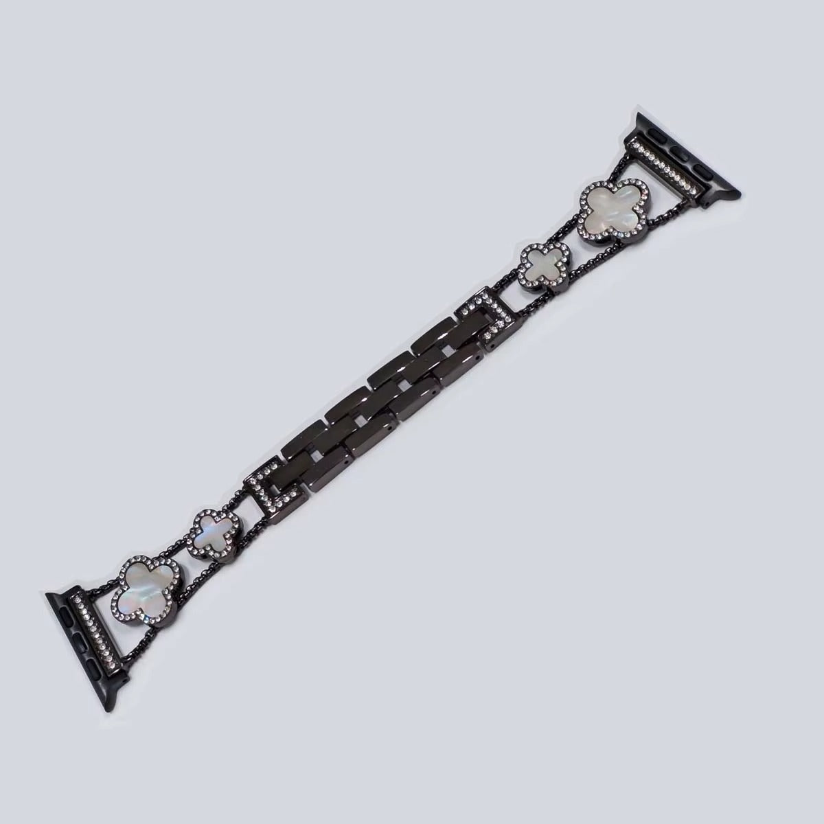 Iced Out Kleeblatt Apple Watch Armband