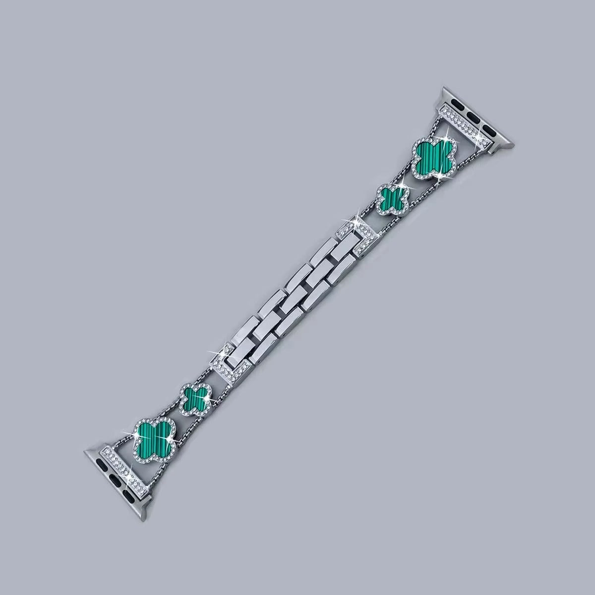 Iced Out Kleeblatt Apple Watch Armband