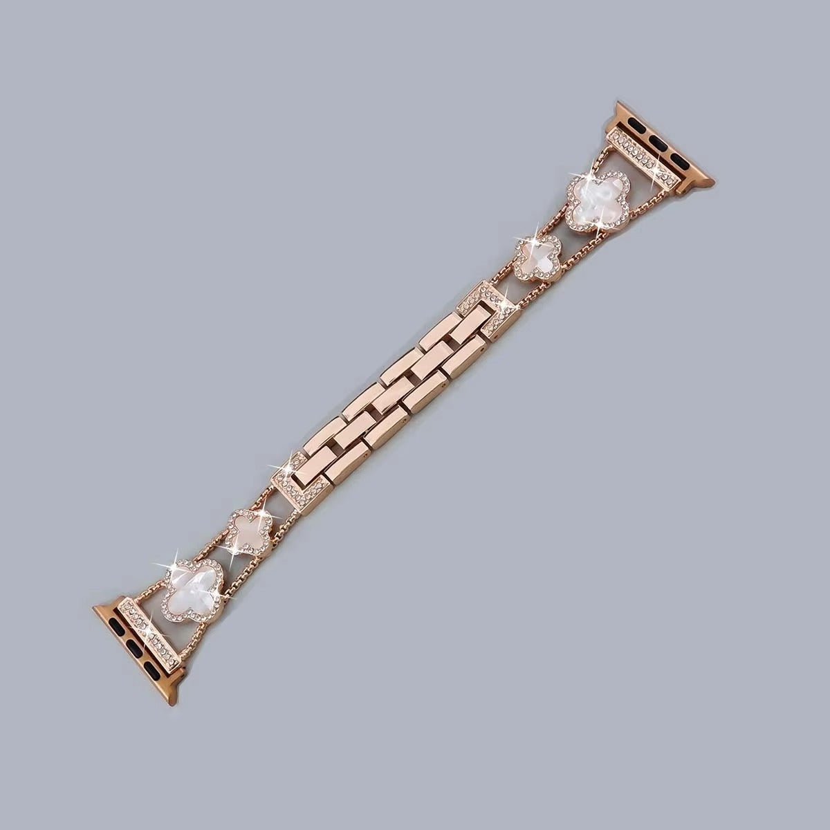 Iced Out Kleeblatt Apple Watch Armband