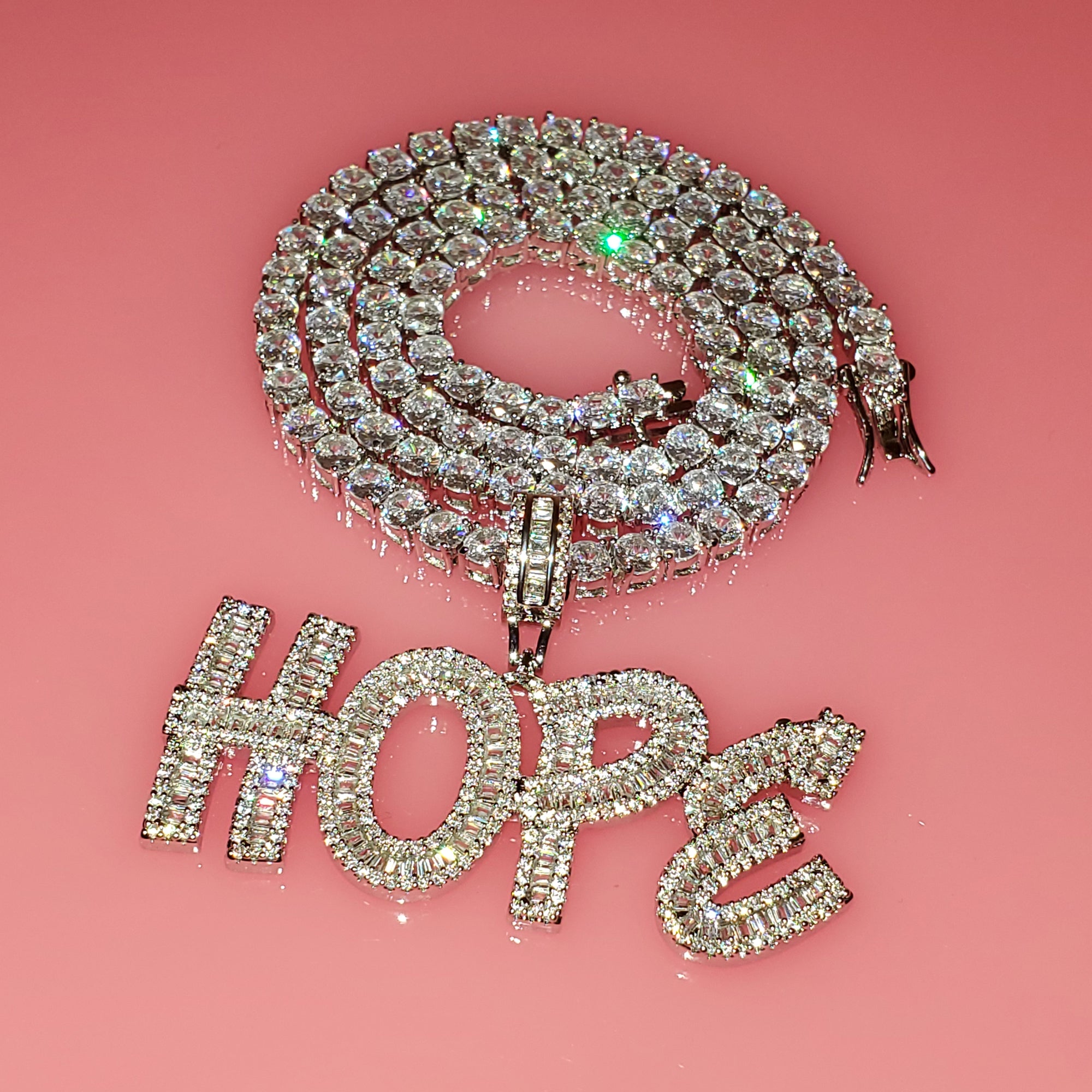 VVS sieraden stokbrood aangepaste brief hanger ketting