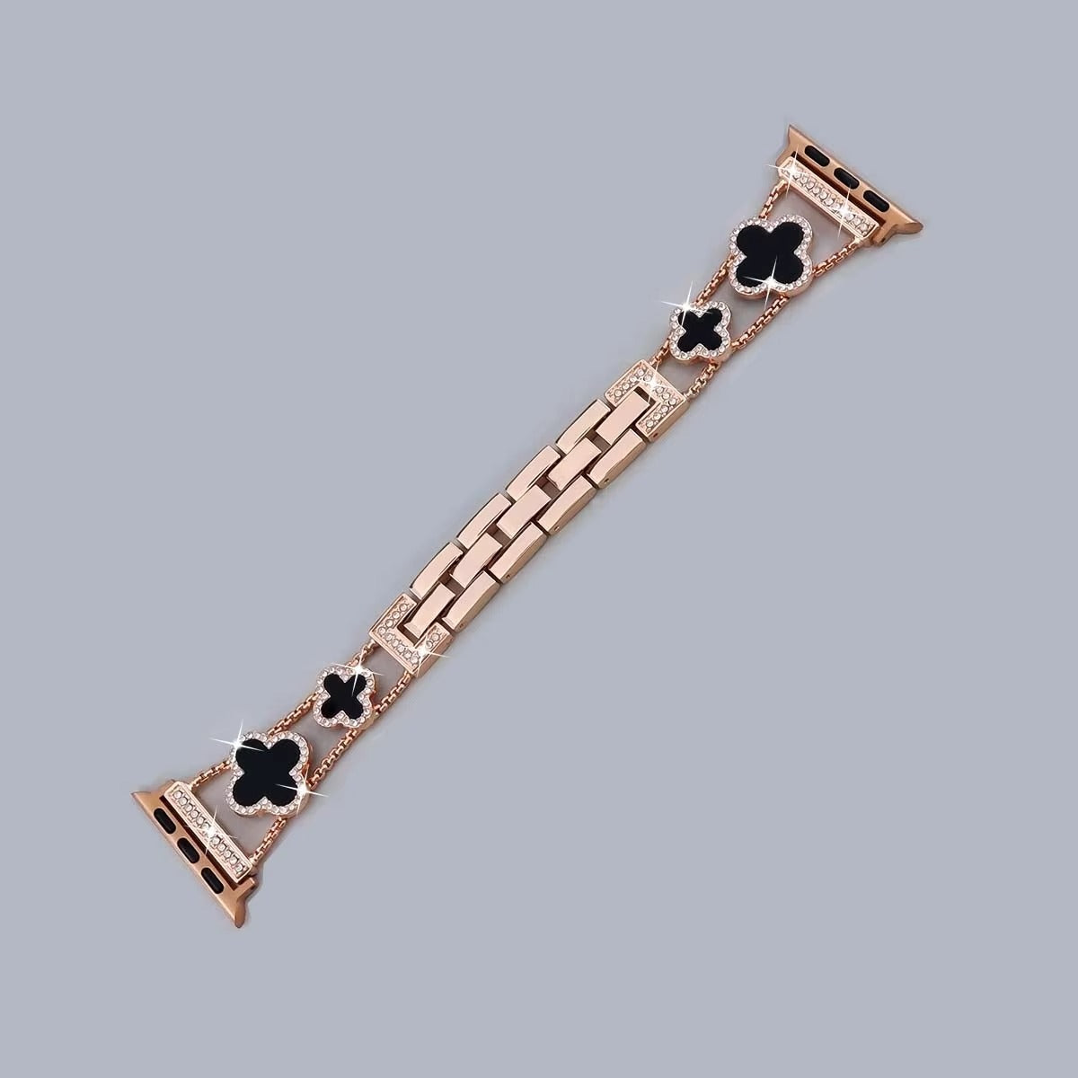 Iced Out Kleeblatt Apple Watch Armband