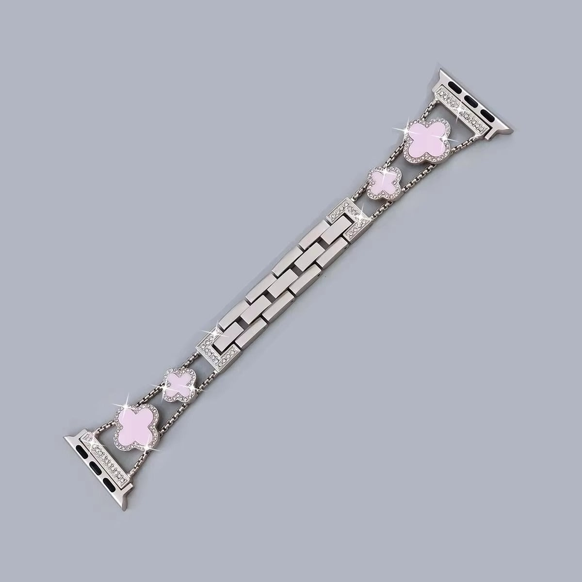 Iced Out Kleeblatt Apple Watch Armband