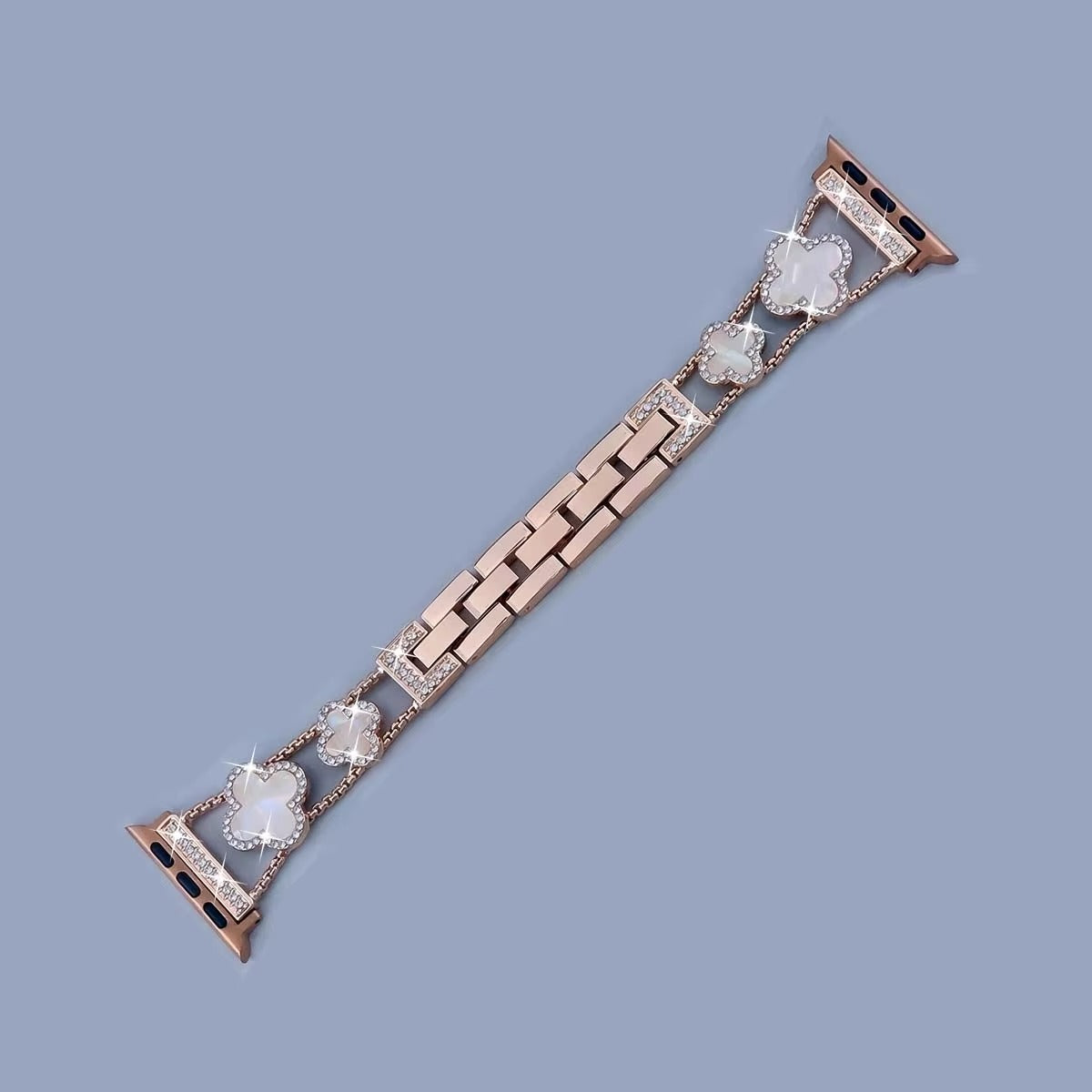 Iced Out Kleeblatt Apple Watch Armband