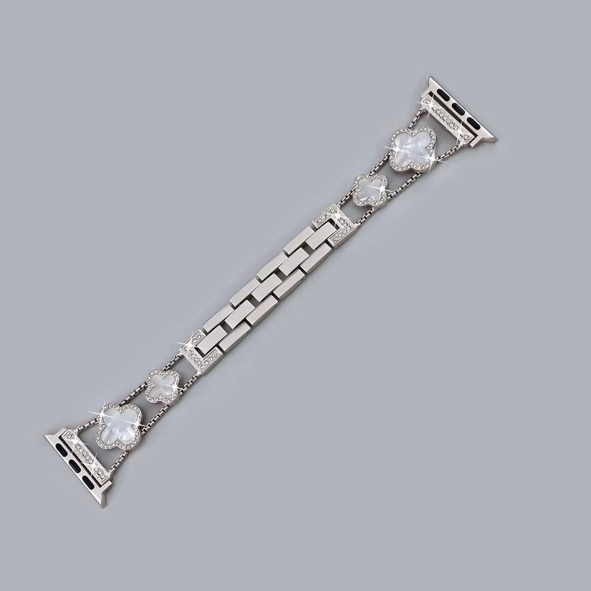 Iced Out Kleeblatt Apple Watch Armband