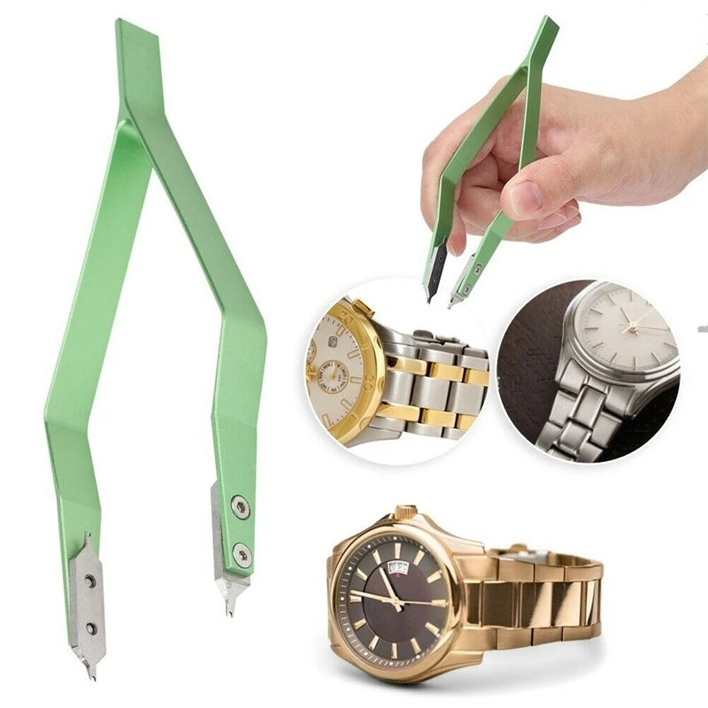 Watch Spring Bar Caliper Tweezer Tool – Precision Strap Installation for Rolex & Luxury Watches