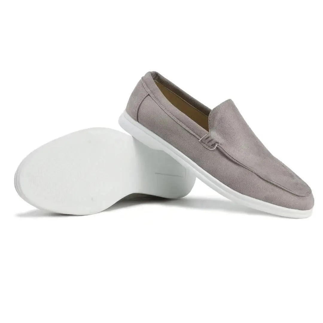 FROSTÉ Suede Slip-on Gray Loafers