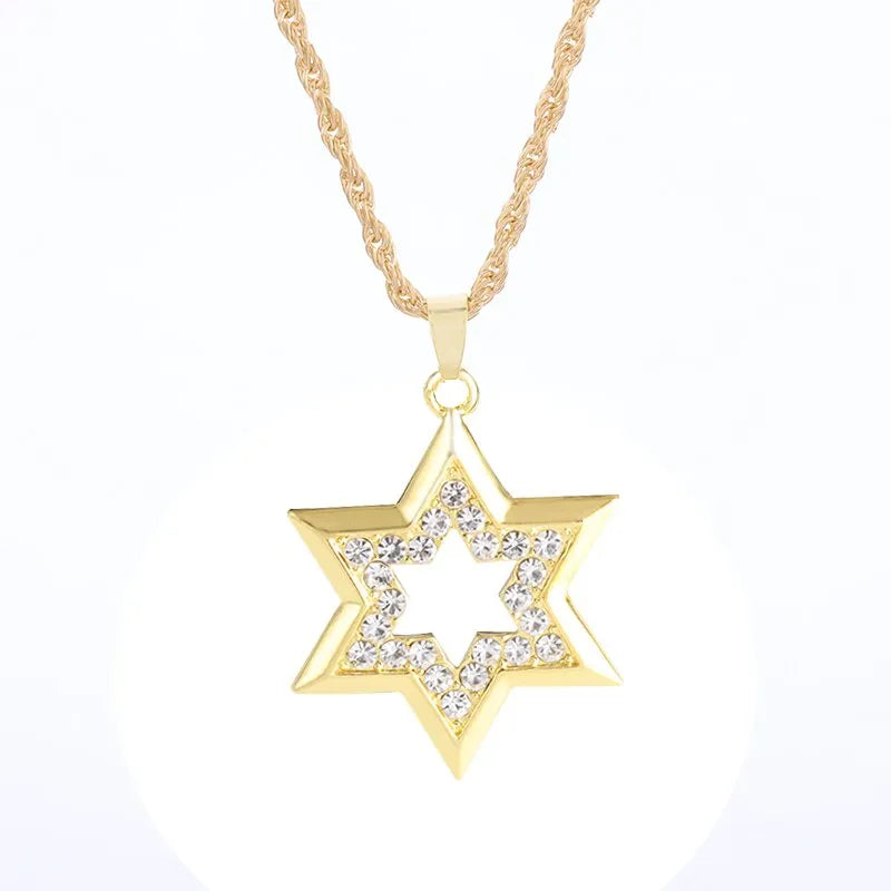 Classic Charm Judaism Amulet Pendant Necklace