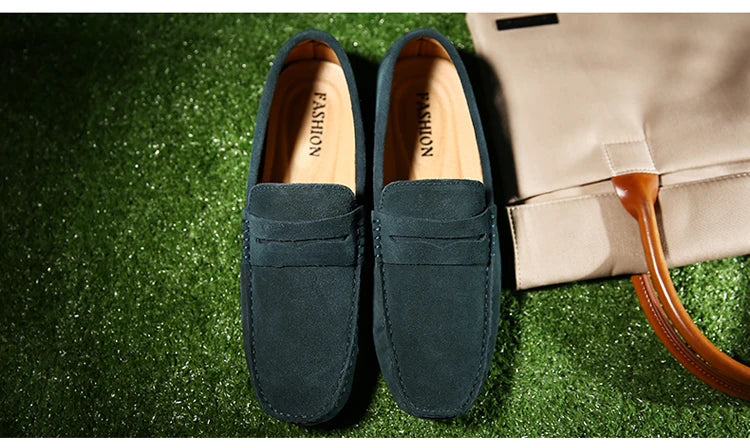 Mason Genuine Leather Casual Driving Loafers