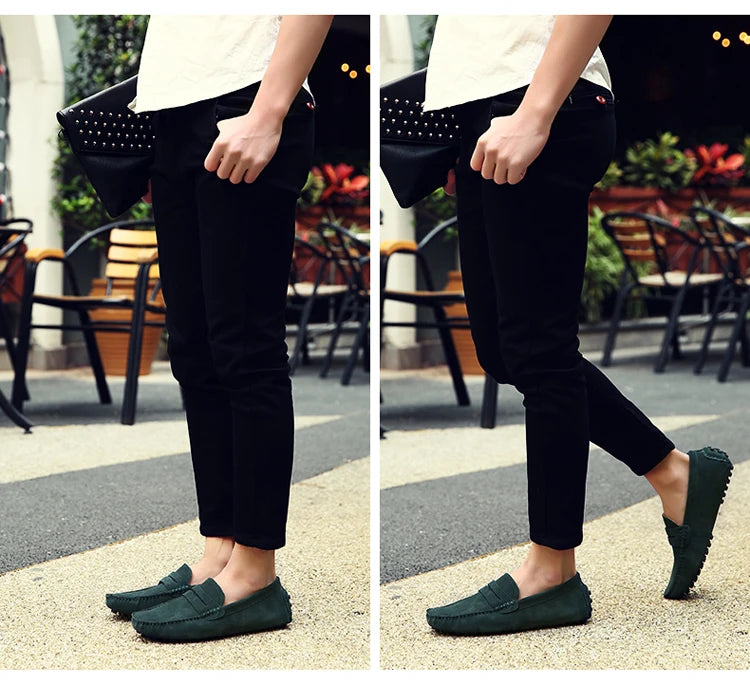 Mason Genuine Leather Casual Driving Loafers