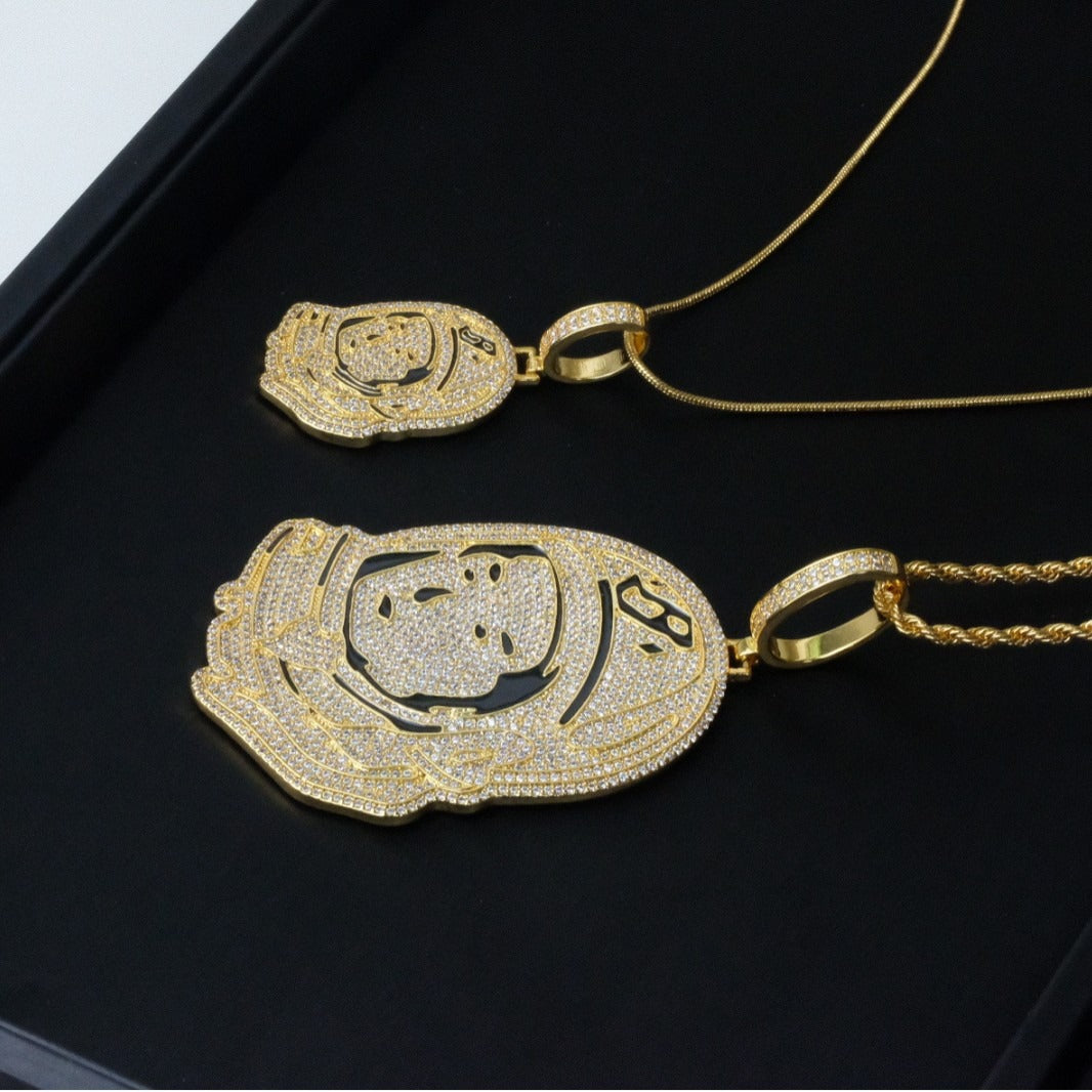 BBC Billionaire Boys Club Astronaut Pendant Necklace