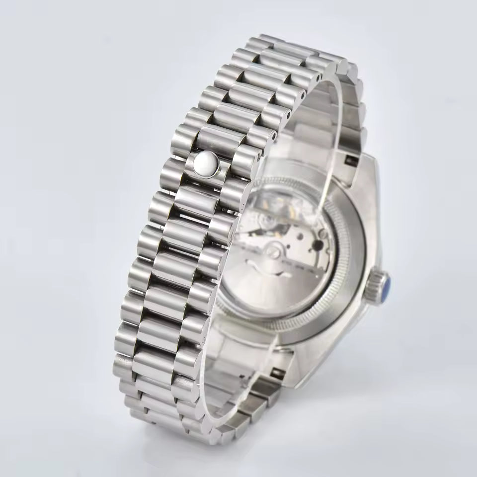 VVS Watches™ Arabic Datejust | Blue Ice