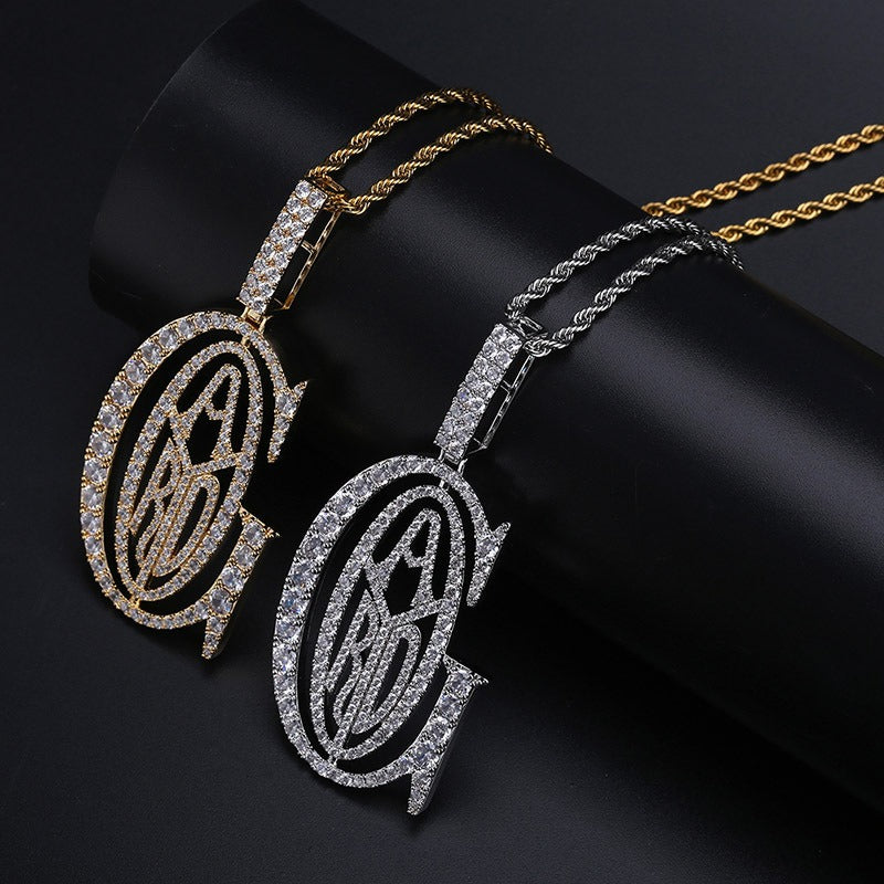 Tyga-Inspired Goyard Pendant Necklace Rapper Chain