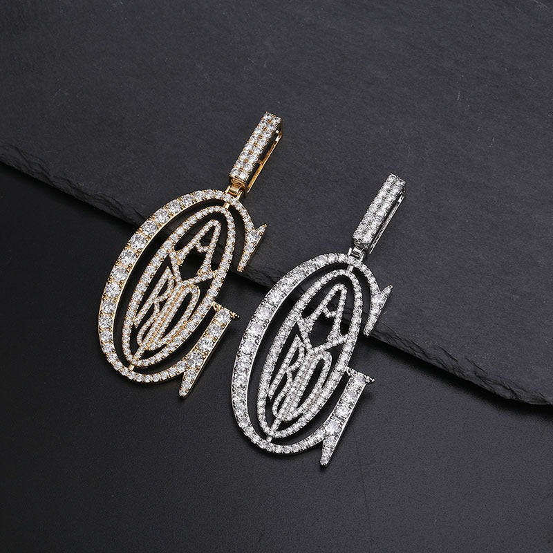 Tyga-Inspired Goyard Pendant Necklace Rapper Chain