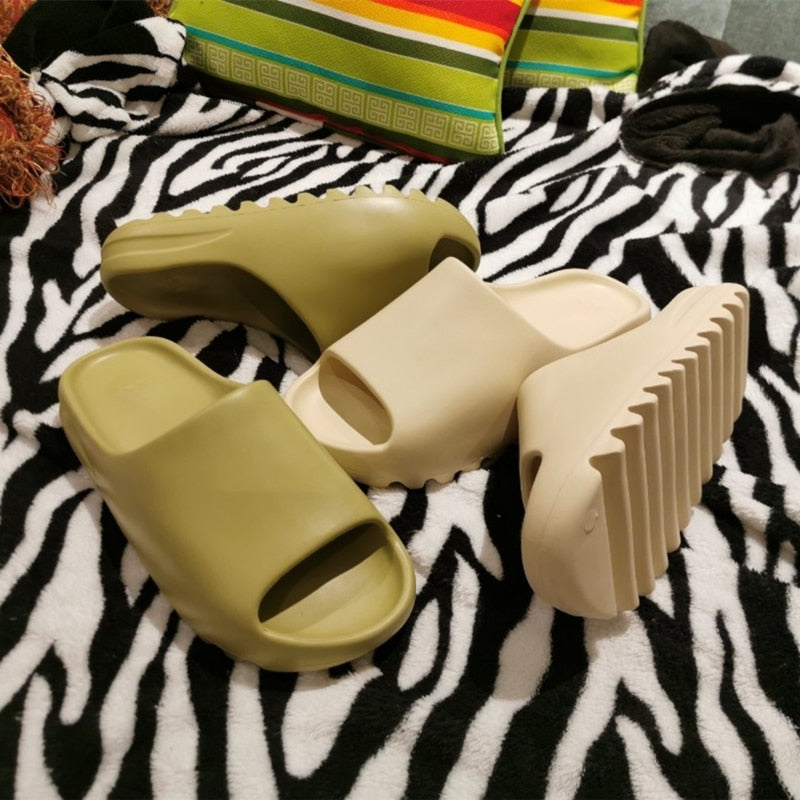 Kids YZY Slides – Toddler & Youth Sizes 5C–7Y | Comfy EVA Slip-On Sandals for Boys & Girls