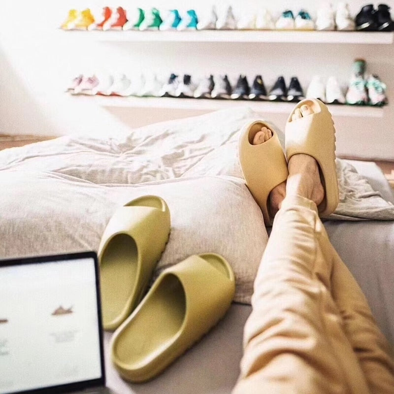 Kids YZY Slides – Toddler & Youth Sizes 5C–7Y | Comfy EVA Slip-On Sandals for Boys & Girls