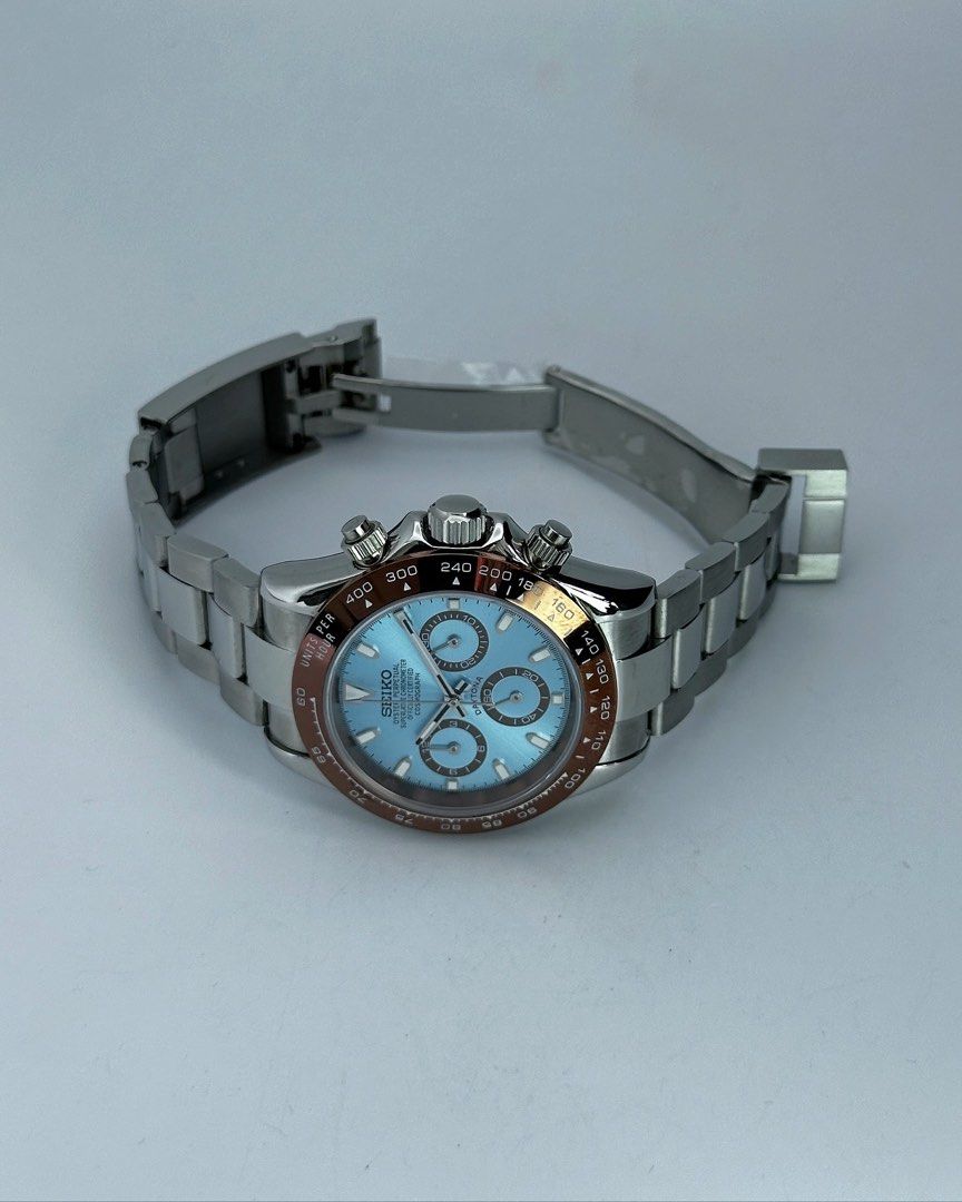 Seiko Mod Daytona | Brown Ice Blue