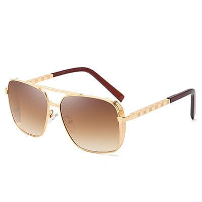 VVS Jewelry hip hop jewelry Brown Andrew Tate 'Top G' Style Sunglasses