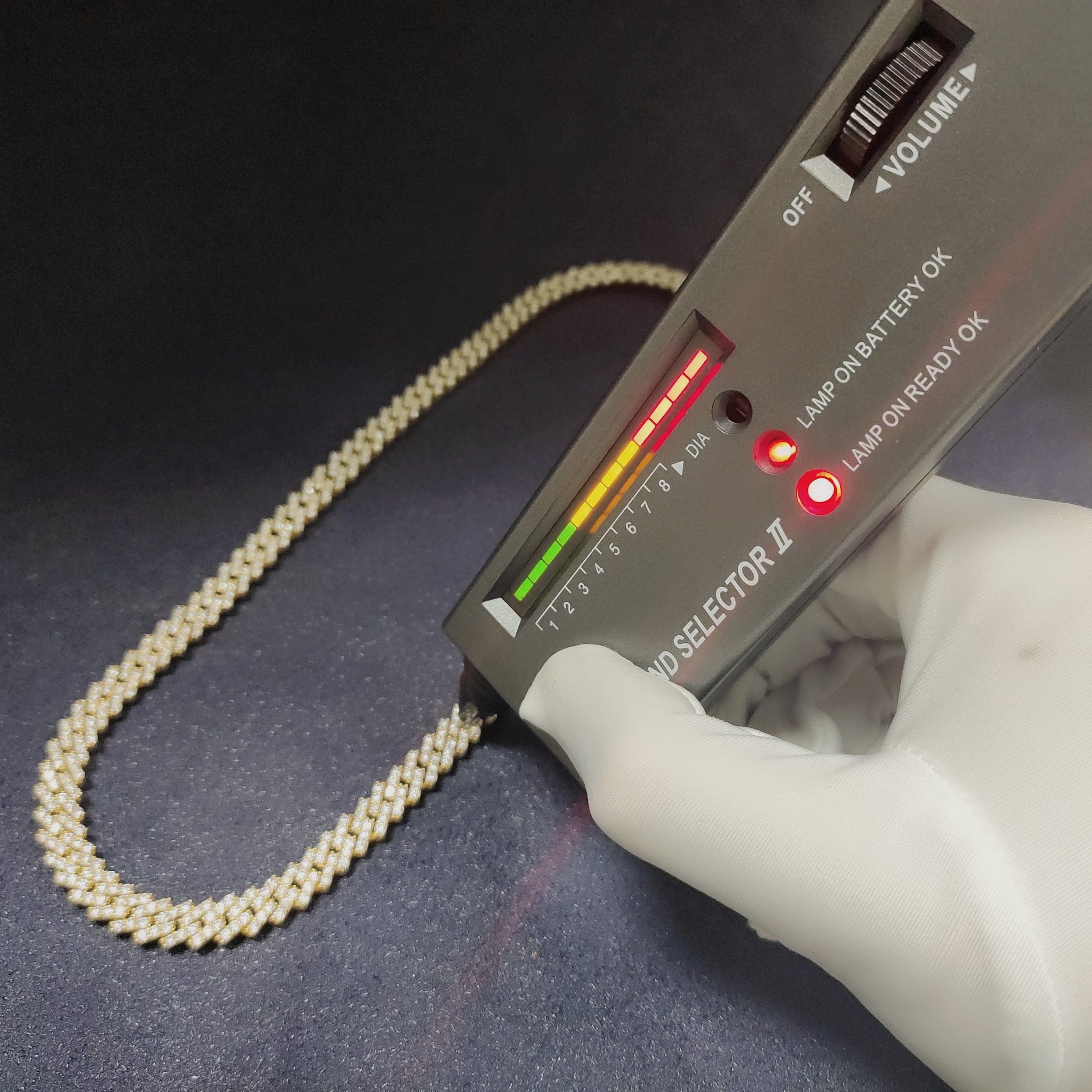 VVS Jewelry hip hop jewelry chain VVS Jewelry 925 Sterling Silver Iced Out Prong Moissanite Cuban Chain (Passes Diamond Check)