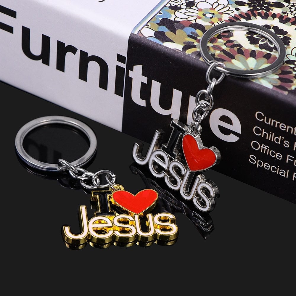 I Love Jesus Keychain