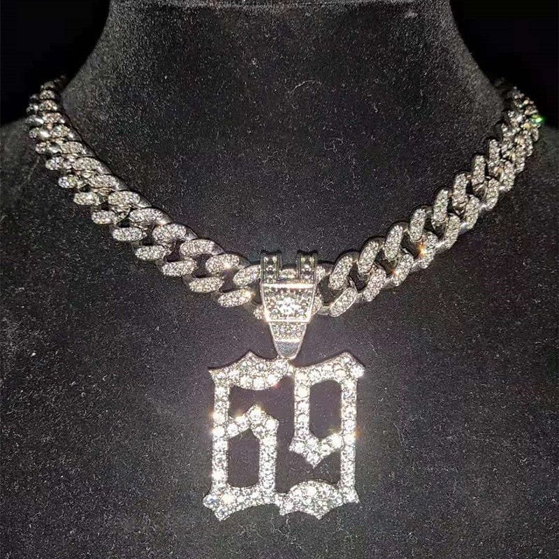 VVS Jewelry hip hop jewelry Iced Tekashi 6ix9ine Inspired Pendant Chain