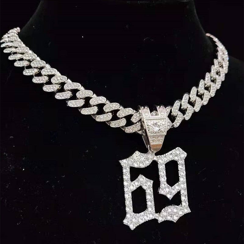 VVS Jewelry hip hop jewelry Iced Tekashi 6ix9ine Inspired Pendant Chain