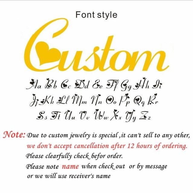 VVS Jewelry hip hop jewelry SILVER / font 2 Custom Cursive Name Keychain