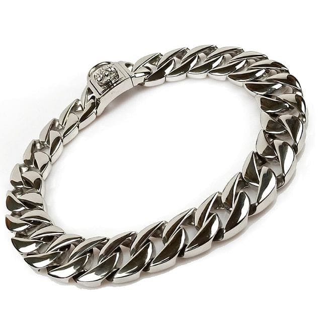 VVS Jewelry hip hop jewelry Two-Tone Cuban Link Dog Collar