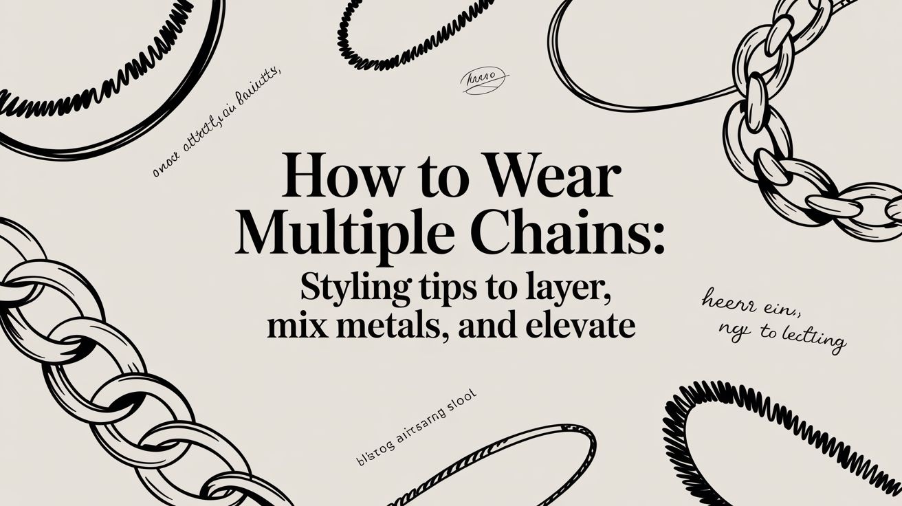 How to wear multiple chains: Styling tips to layer, mix metals, and elevate