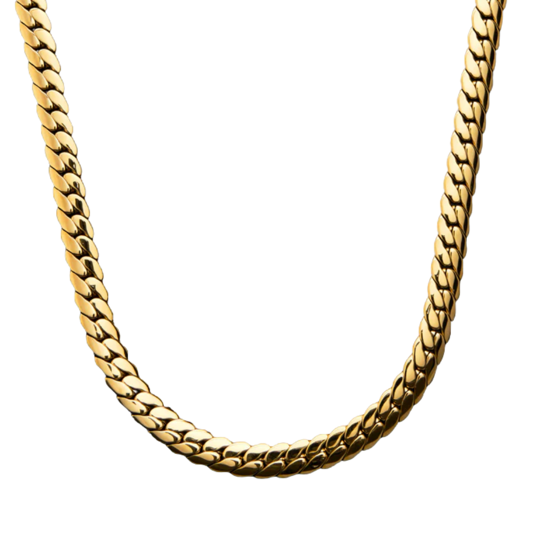 Miami Cuban Link Chain (Gold) - 8mm
