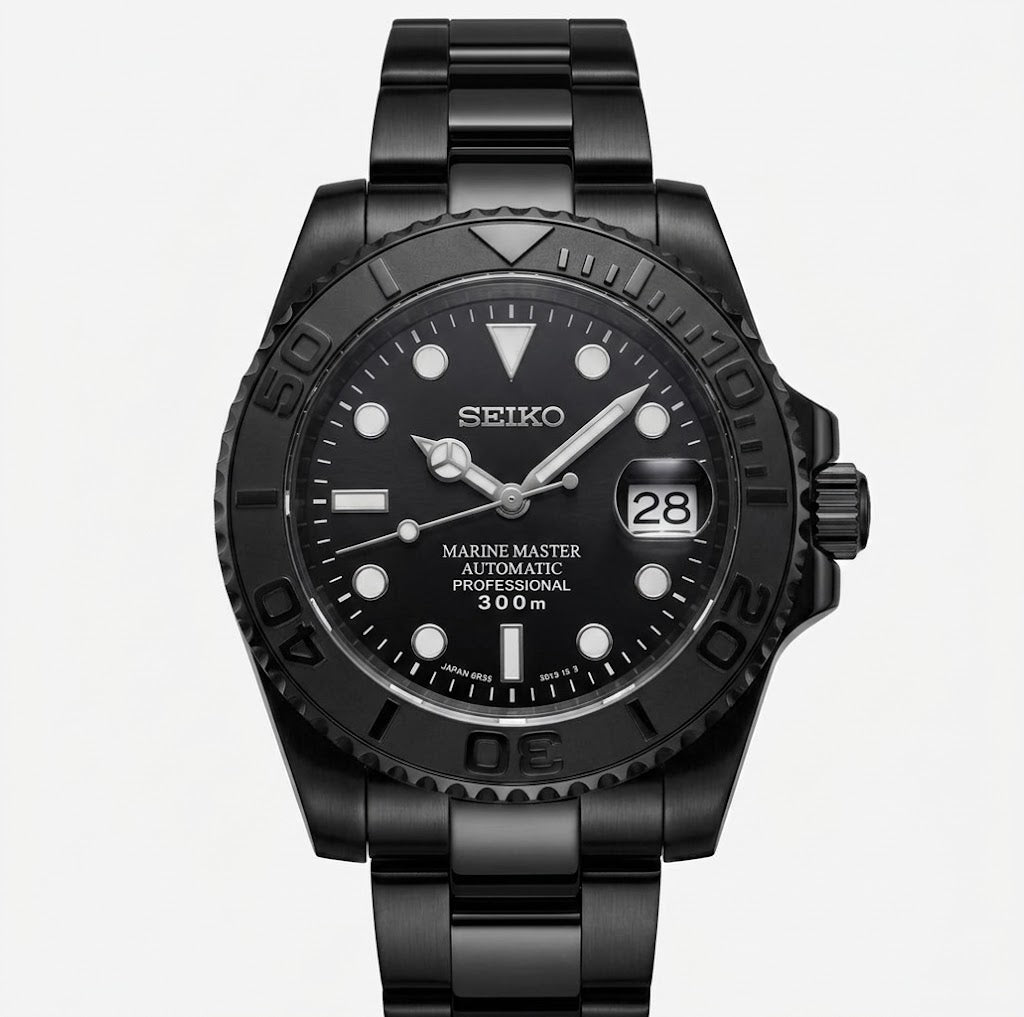 SEIKO MOD YACHT-MASTER| BLACKOUT EDITION
