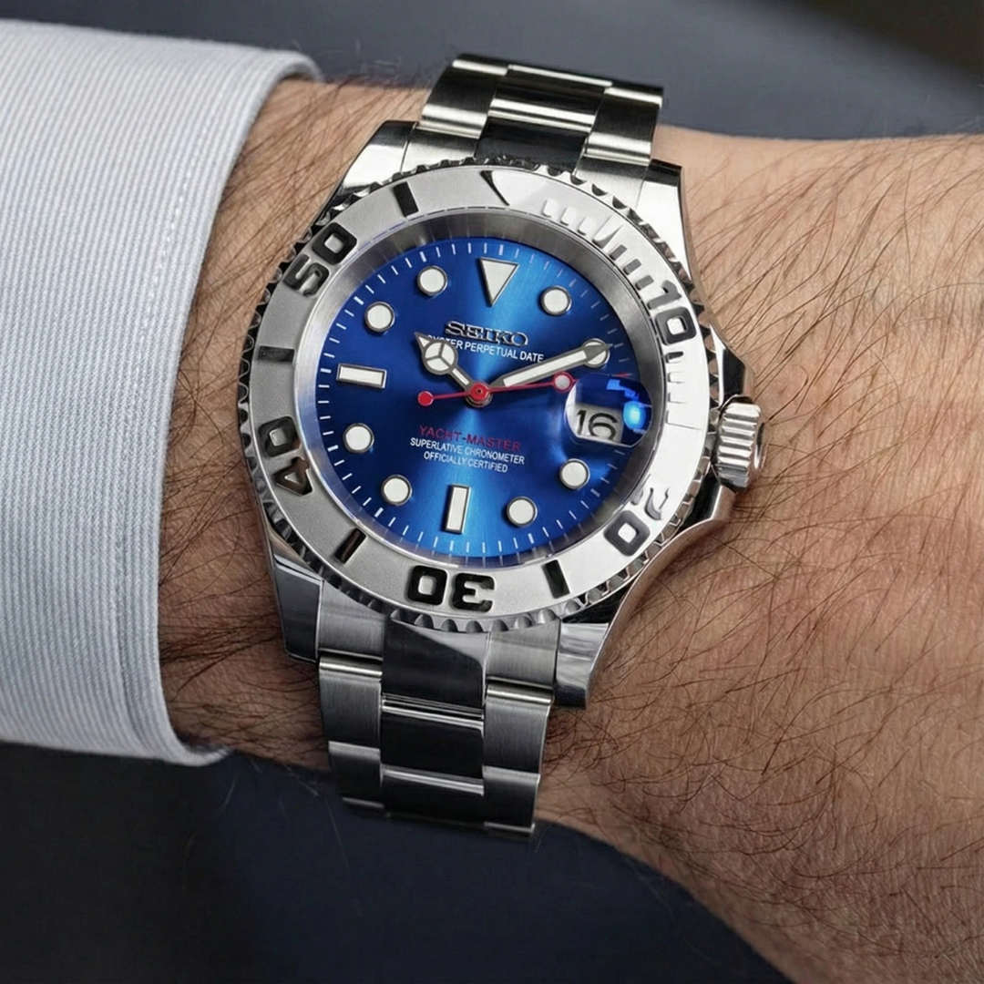 Seiko Mod Yacht-Master | Blue Dial