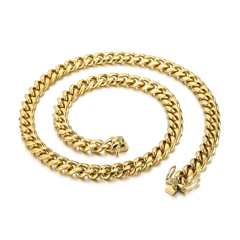 10mm Stainless Steel Cuban Chain